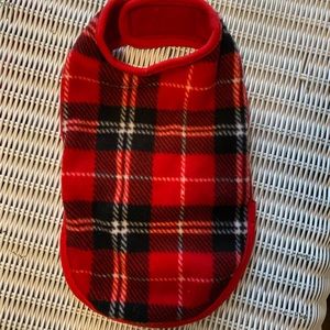 Fleece dog sweater